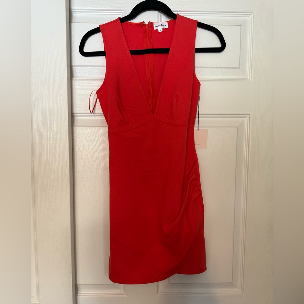 Superdown Vibrant Red Mini Dress
